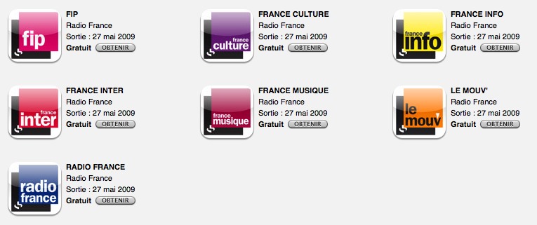 radio france iphone app gratuite